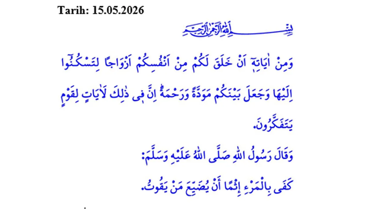Hutbe Ayet 1