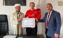 Alman genç, Beylikova’da Müslüman oldu