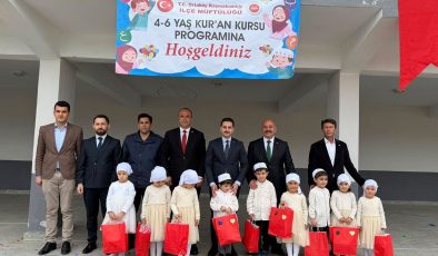 Aşdağul’da minikler mezuniyet sevinci yaşadı