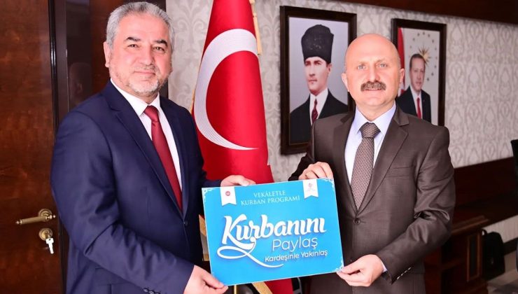 Aydın Valisi Varol, kurban vekaletini TDV’ye verdi