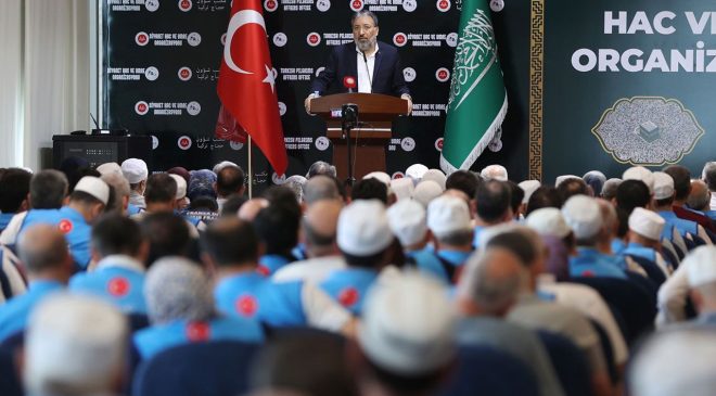Başkan Arpaguş, hac organizasyonunda görevli personelle bayramlaştı