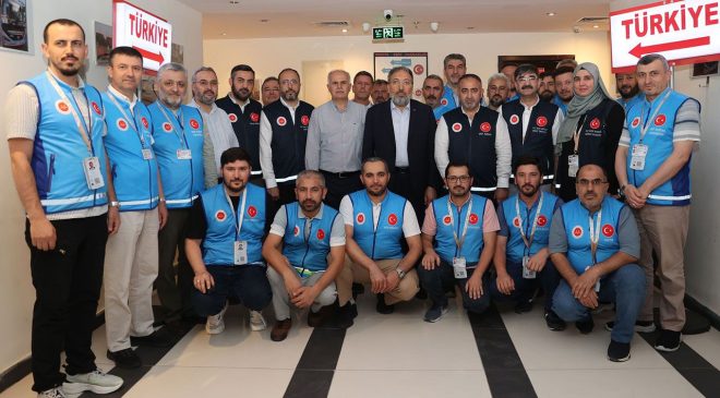 Başkan Arpaguş, Mekke’de ekip başkanlıklarını ziyaret etti