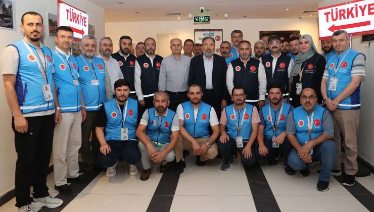 Başkan Arpaguş, Mekke’de ekip başkanlıklarını ziyaret etti