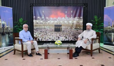 Başkan Arpaguş, Mekke’de ÜLKE TV’ye konuk oldu