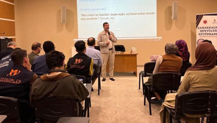 Çanakkale’de “Gençliğe Değer” eğitim seminerleri