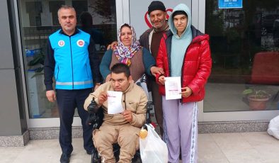 Engelli kardeşler, ilk kurban vekaletlerini TDV’ye verdi