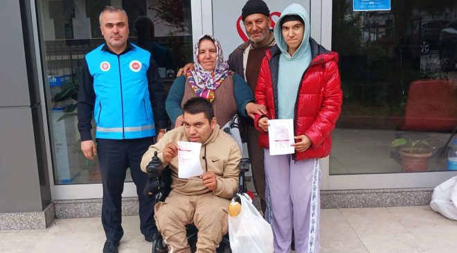 Engelli kardeşler, ilk kurban vekaletlerini TDV’ye verdi