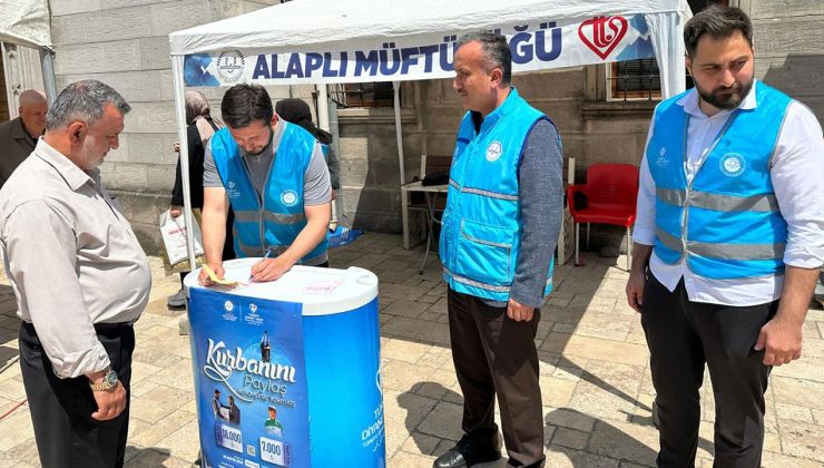Ereğli ve Alaplı’da kurban kabul stantları açıldı