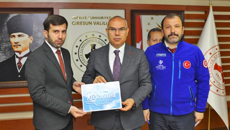 Giresun Valisi Koç, kurban vekaletini TDV’ye verdi