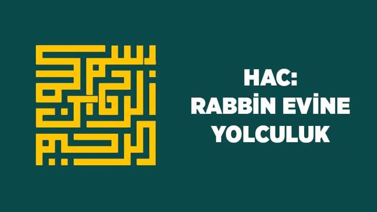 Hac: Rabbin (cc) Evine Yolculuk