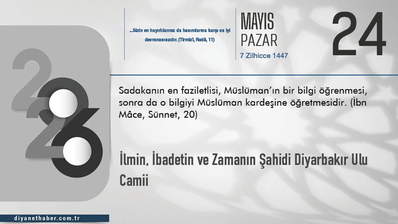 İlmin, İbadetin Ve Zamanın Şahidi Diyarbakır Ulu Camii