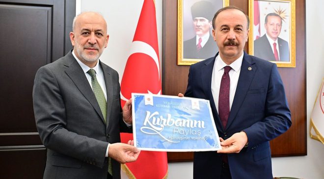 Isparta Valisi Erin, kurban vekaletini TDV’ye verdi