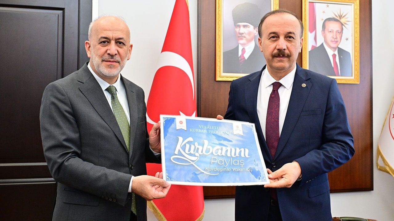 Isparta Valisi Erin, kurban vekaletini TDV’ye verdi