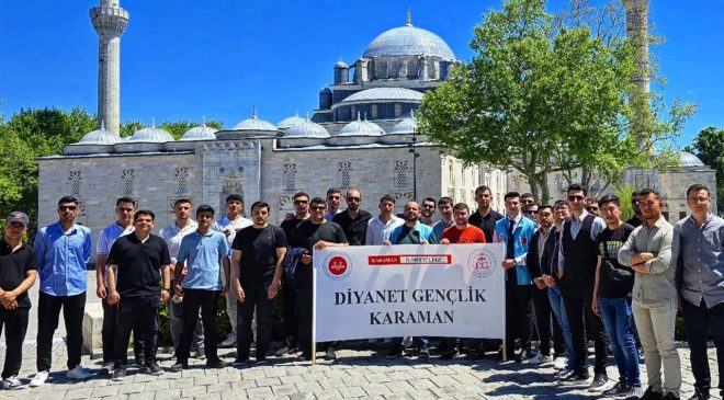 Karaman Diyanet Gençlik gezide buluştu
