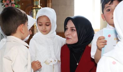Kaymakam Orhan, miniklerin Kur’an sevincine ortak oldu