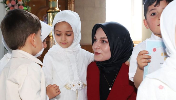 Kaymakam Orhan, miniklerin Kur’an sevincine ortak oldu