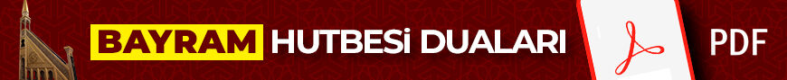 Bayram Hutbesi Dualari 2024-1