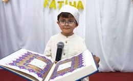 Minikler Fatiha’yı güzel okumak için yarıştı