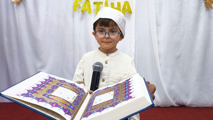 Minikler Fatiha’yı güzel okumak için yarıştı