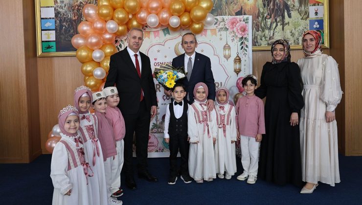 Osmaniye’de “4-6 Yaş Kur’an Kursları Mezuniyet Şenliği” düzenlendi