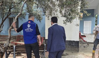 Osmaniye’de selden etkilenen camilerde hasar tespiti yapıldı