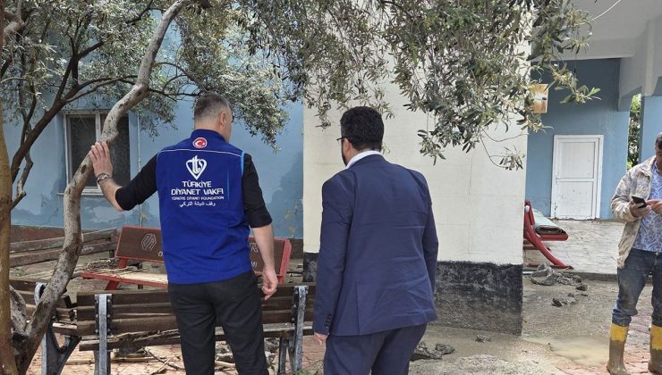 Osmaniye’de selden etkilenen camilerde hasar tespiti yapıldı