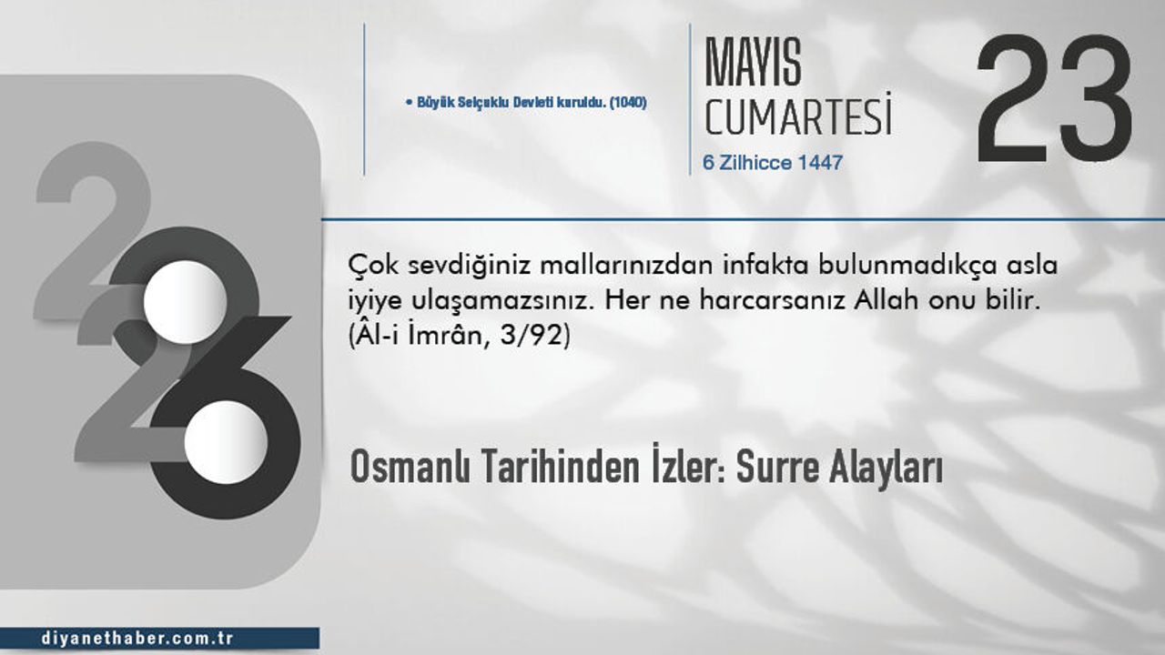 Osmanlı Tarihinden İzler: Surre Alayları