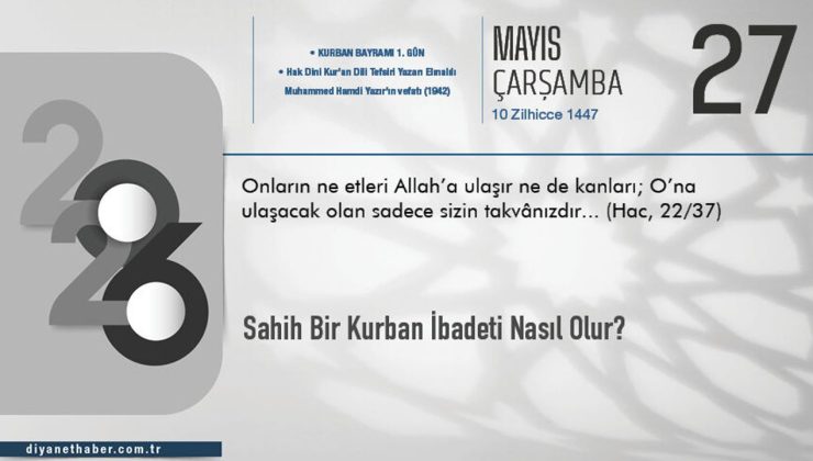 Sahih Bir Kurban İbadeti Nasıl Olur?