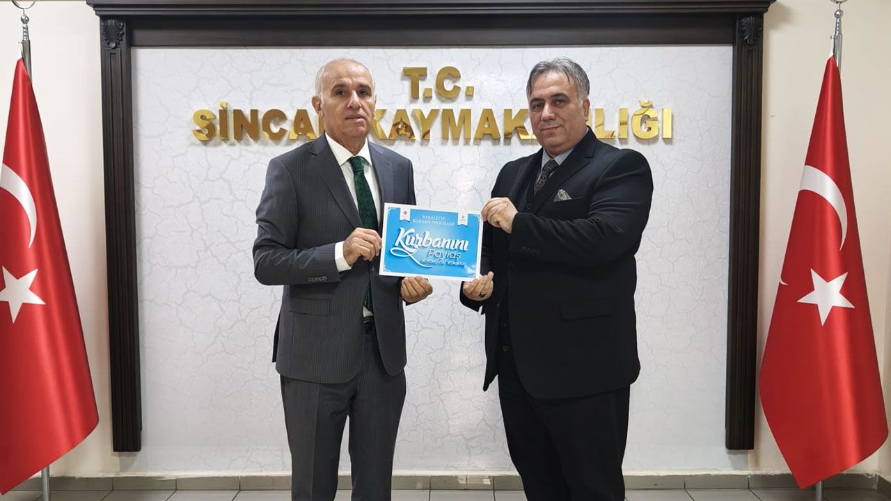 Sincan Kaymakamı Kılıç, kurban vekaletini TDV'ye verdi