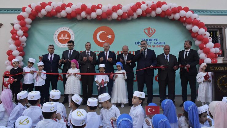 Tarsus’ta Ayşe Betül Kur’an Kursu hizmete açıldı