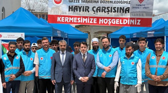 Tekman’da Filistin yararına kermes düzenlendi