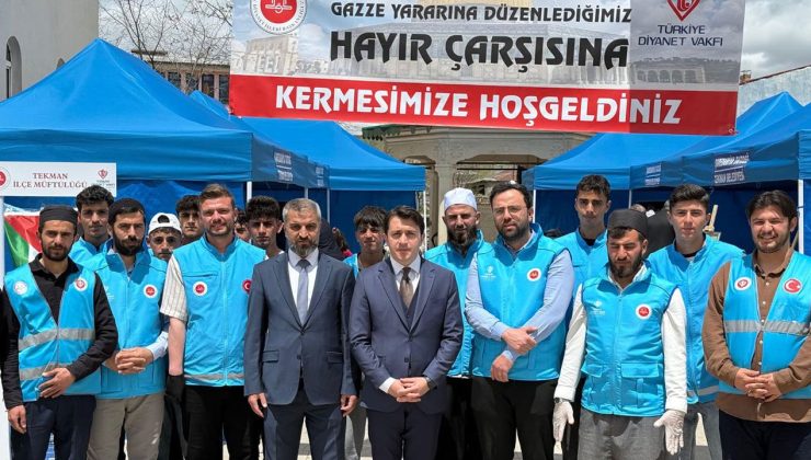Tekman’da Filistin yararına kermes düzenlendi