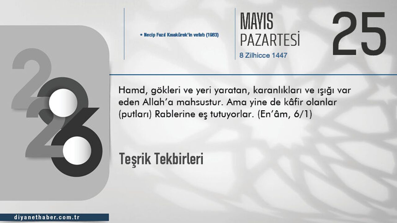 Teşrik Tekbirleri