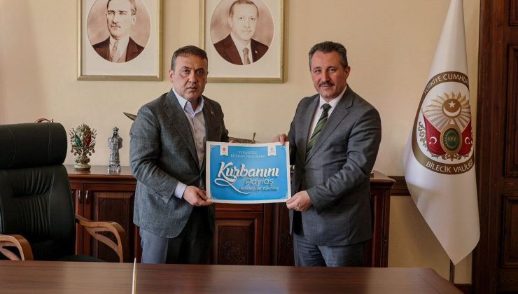 Vali Sözer, kurbanını TDV’ye emanet etti