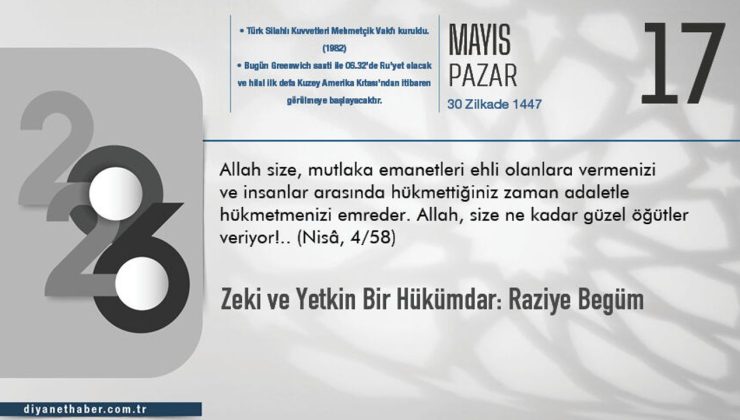 Zeki ve Yetkin Bir Hükümdar: Raziye Begüm
