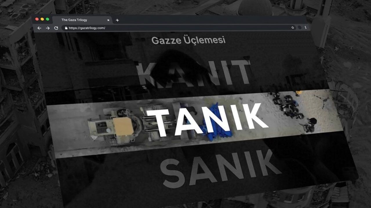 AA'nın "Gazatrilogy" internet sitesi yayında
