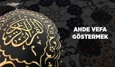 Ahde Vefa Göstermek