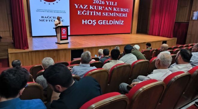 Bağcılar’da “Yaz Kur’an Kursu Eğitim Semineri”