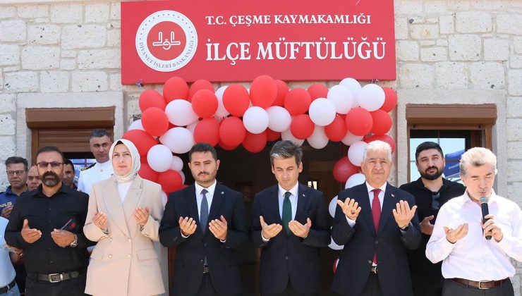 Çeşme’de yeni müftülük binası hizmete açıldı