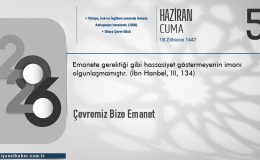 Çevremiz Bize Emanet