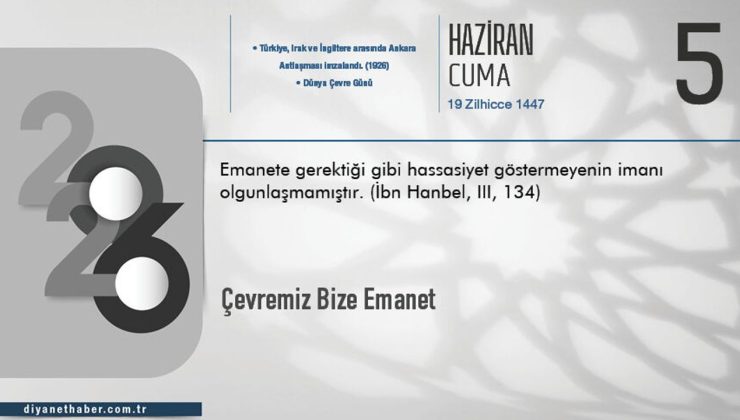 Çevremiz Bize Emanet