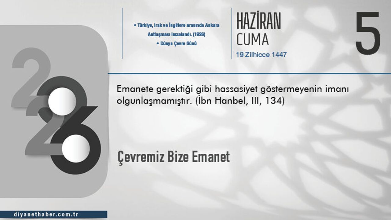 Çevremiz Bize Emanet