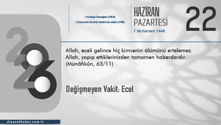 Değişmeyen Vakit: Ecel