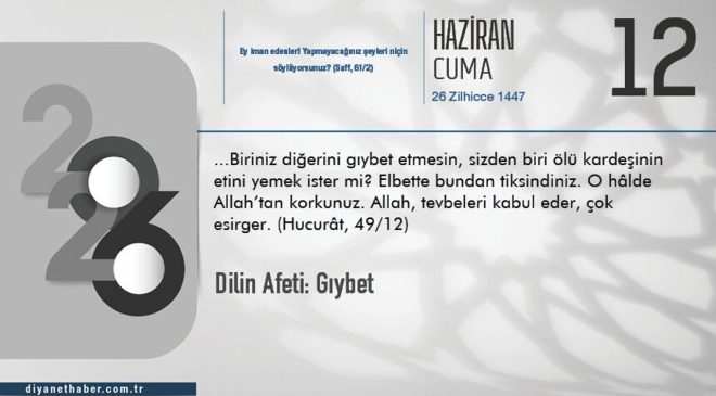 Dilin Afeti: Gıybet