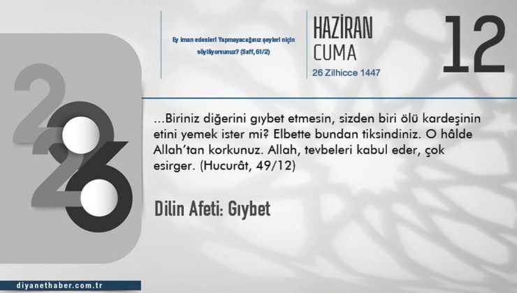 Dilin Afeti: Gıybet