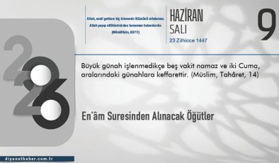 En’âm Suresinden Alınacak Öğütler