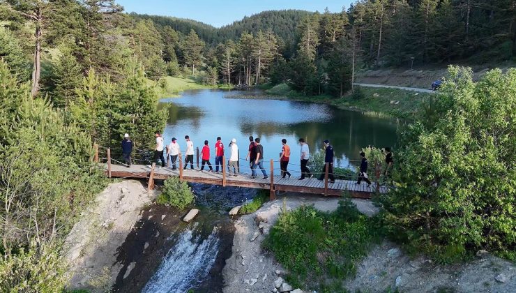 Erzincan’da gençler yayla kampında buluştu