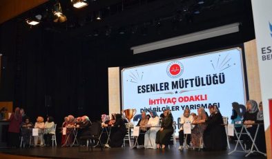 Esenler’de Kur’an Kursları arası bilgi yarışması heyecanı