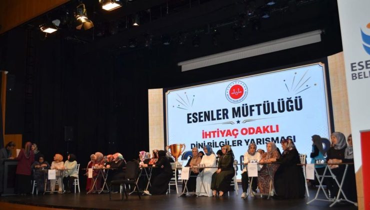 Esenler’de Kur’an Kursları arası bilgi yarışması heyecanı