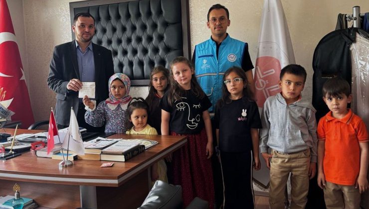 Kıbrıscıklı miniklerden anlamlı yardım